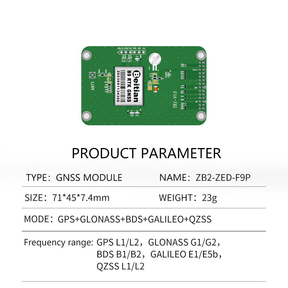 Beitian GNSS board  transfer board RTK positioning and orientation development board can be customized Beitian GNSS board  transfer board RTK positioning and orientation development board can be customized